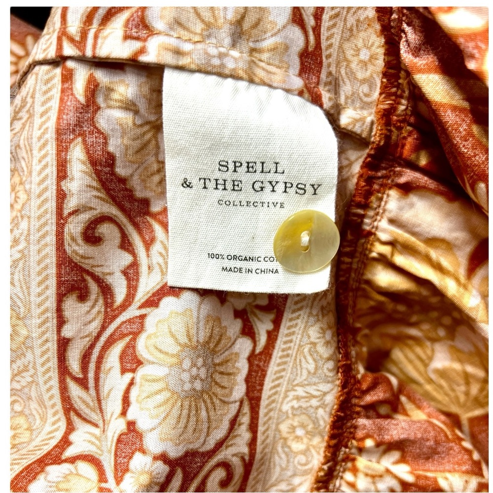 SET Spell Sloan Skirt & Crop Top Set In Ochre - Picture 16 of 16
